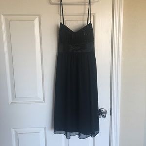 Black bow dress